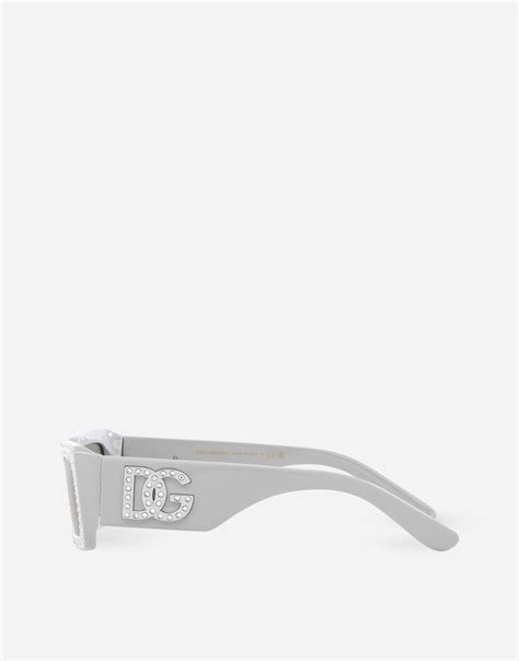 dolce gabbana cristal|DG Crystal sunglasses in Grey for Women .